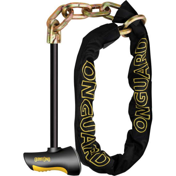 ONGUARD Beast 8017lpt Chain Lock With X2 Steel Rod Lock 4.5ft