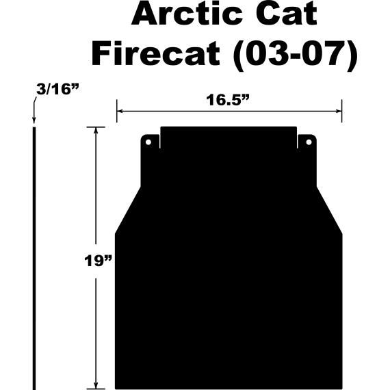 PDP Snowflap  Arctic Cat Firecat/sabercat 03-07