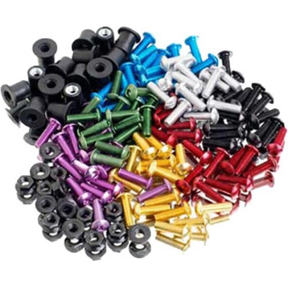 PUIG Windscreen Screw Kit Well Nut Black