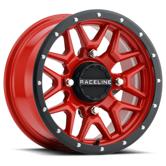 RACELINE Krank Wheel 14x7 4/156 6+1 (+38mm) Blk/red