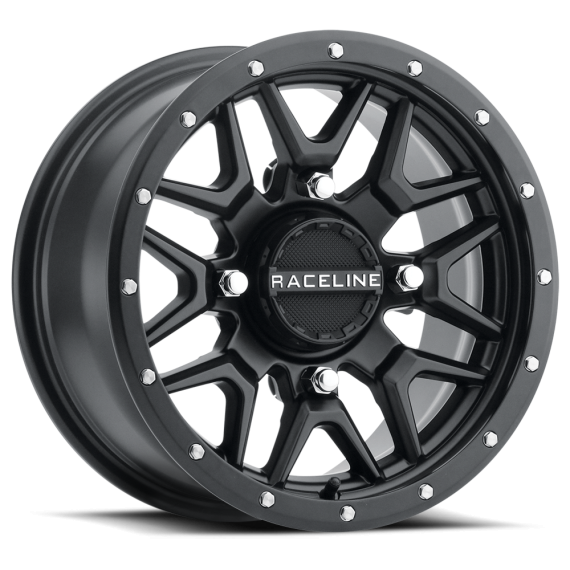 RACELINE Krank Wheel 15x7 4/156 5+2 (+10mm) Black