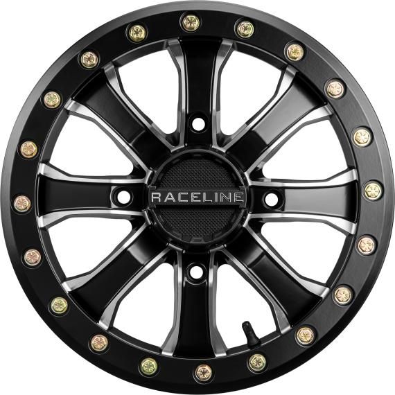 RACELINE Mamba Bdlk Wheel 15x6 4/156 5+1 (+40mm) Blk/machined