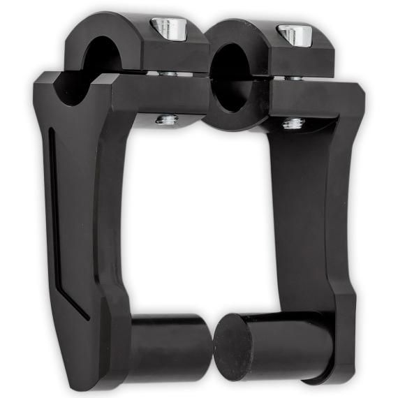 ROX Pivoting Handlebar Riser Black 4" Rise