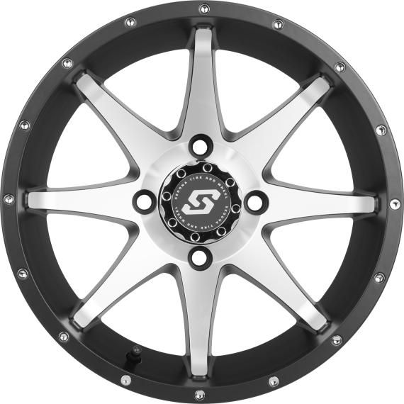 SEDONA Storm Wheel 14x7 4/156 4+3 (+5mm) Blk/machined