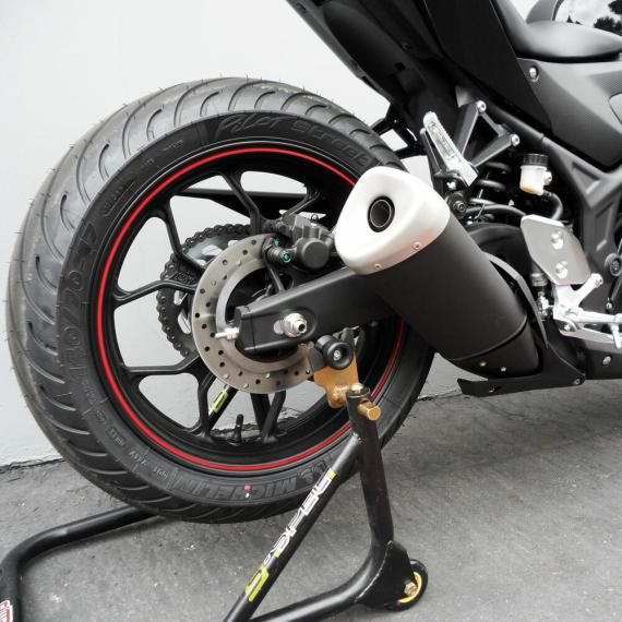 SHOGUN Swingarm Sliders Black