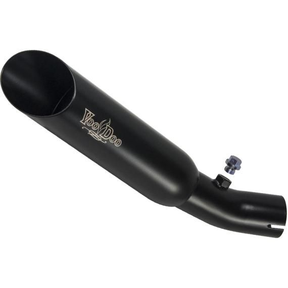 VOODOO Single Shorty Slip-on Exhaust Black