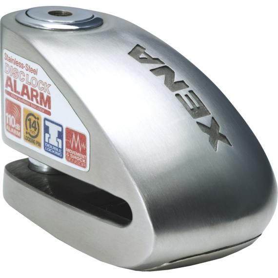 XENA Xx6 Alarm Disc Lock 3.3" X 2.3" (stainless Steel)