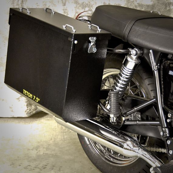 Happy Trails Products Aluminum Pannier Kit TETON Triumph Bonneville