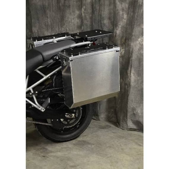 Happy Trails Products Aluminum Pannier Kit CASCADE Tiger 800-800XC