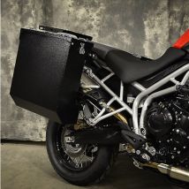 Happy Trails Products Aluminum Pannier Kit DENALI TriumphTiger 800-800XC