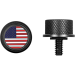 Figurati Designs Seat Mounting Knob - Black - American Flag FD20-SEAT KN-BK