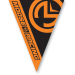 Moose Racing Pennant Flags - Orange/Black