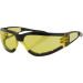 Bobster Shield II Sunglasses - Gloss Black - Yellow