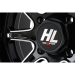 High Lifter Wheel - HL4 - Front/Rear - Gloss Black w/Machined - 14x7 - 4/110 - 4+3 (+10 mm) 14HL04-1110