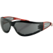 Bobster Shield II Sunglasses - Gloss Red - Smoke