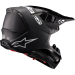 ALPINESTARS Supertech M10 Helmet - Flood - MIPS® - Black/Dark Gray - 2XL 8301023-1310-2X