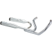 Ss Cycle El Dorado Dual Exhaust System - Chrome - Black Tracer 550-0701C