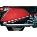 Kuryakyn Saddlebag Swoops - Chrome - Red Lenses