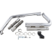 Cobra 909 Exhaust - Chrome - '07-'11 Softail 6710