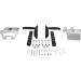 Rivco Products Highway Pegs - Black/Silver - GL 1800 GW003