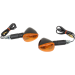 K and S Technologies Marker Lights - Single Filament - Black/Amber