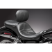 Le Pera Maverick Seat - With Backrest - Stitched - Black - FXD '06-'17 LK-970BR