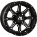 High Lifter Wheel - HL4 - Front/Rear - Gloss Black w/Machined - 14x7 - 4/110 - 4+3 (+10 mm) 14HL04-1110