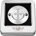 Figurati Designs Timing Cover - 2 Hole - Cross - Stainless Steel FD41-TC-2H-SS