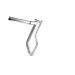 BAGGERNATION 10" Monkey Bagger Bars Chrome `86-up Touring