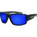 BOMBER Boogie Bomb Eyewear Matte Black W/blue Mirror Polarized