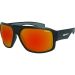 BOMBER Mega Bomb Eyewear Matte Black W/red Mirror Polarized