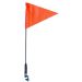 COUNTRY ENT. Telescoping Spring Mount Safety Flag