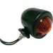 HARDDRIVE Bullet Marker Light Black Amber Lens Dual Filament