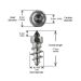 IGRIP 5/8"-15mm Std Screw Studs Qty 200