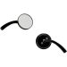 NOMADIC Billet Round Mirror Right Black