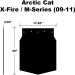 PDP Snowflap  Arctic Cat M-series/x-fire 09-11