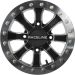 RACELINE Mamba Bdlk Wheel 12x7 4/156 4+3 (+5mm) Blk/machined