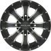 RACELINE Mamba Wheel 12x7 4/110 5+2 (+10mm) Blk/machined