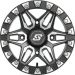 SEDONA Split 6 Bdlk Wheel 14x7 4/110 5+2 (+10mm) Blk/machined