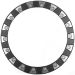 SEDONA Split 6 Replacement Bdlk Ring 14" Black/machined