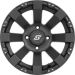 SEDONA Spyder Wheel 12x7 4/110 2+5 (-47mm) Black