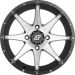 SEDONA Storm Wheel 12x7 4/110 5+2 (+10mm) Blk/machined