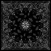 ZAN Bandanna Black Paisley