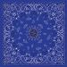 ZAN Bandanna Navy Paisley