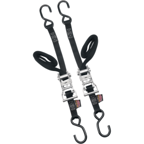 Ratchet Tie-Downs - 1" x 6' - Black 32272