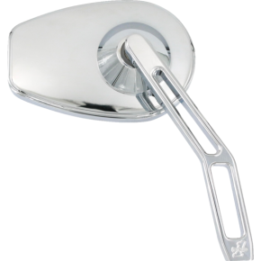 Mirror - Micro w/V2 Cut-Out Stem - Oval - Chrome - Right 102110