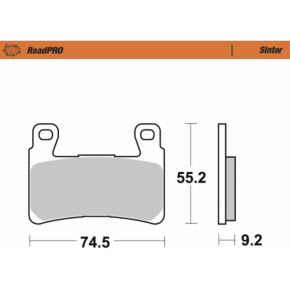 Brake Pads - Sintered Series 414901-PU