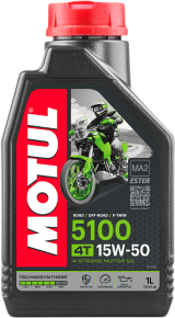 MOTUL 5100 4T Synthetic Blend Oil  - 15W-50 - 1L 104080