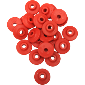 Extra Large Backer Plates - Red - Round - 24 Pack 605RR-24