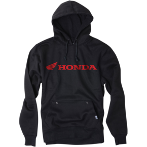 Honda Horizontal Pullover Hoodie - Black - Large 15-88372